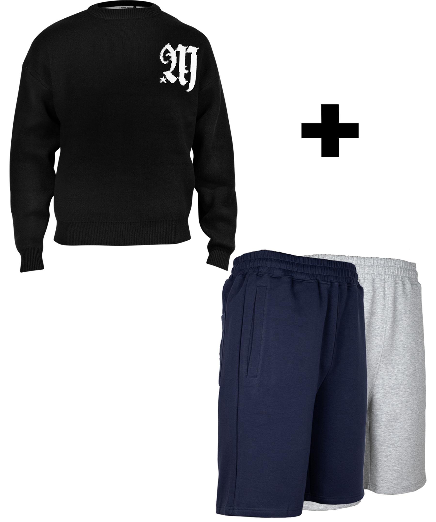 SWEATER + SHORTS